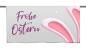 Preview: Cafehausgardine Ostern in silber